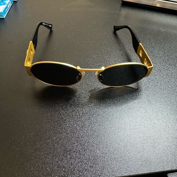 Versace Medusa deco oval sunglasses - Picture 3 of 4